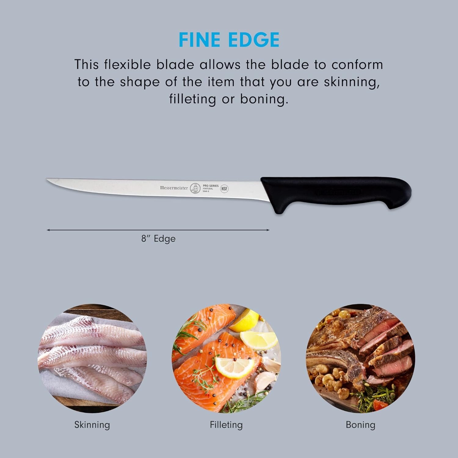 Messermeister Pro Series 8” Flexible Fillet Knife